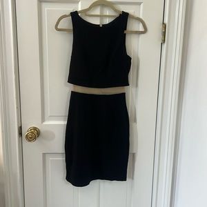 Bailey 44 Black Bodycon Dress with mesh